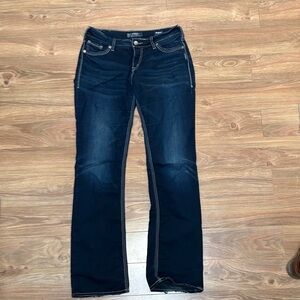 Silver Suki Jeans Women's Deep Indigo Boot Cut